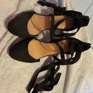 Torrid Black High Strap Heels
